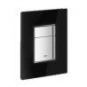 Grohe Plaque de commande Cosmo Glass pour WC, 156 x 197 mm, chromé/verre noir: 38845KS0