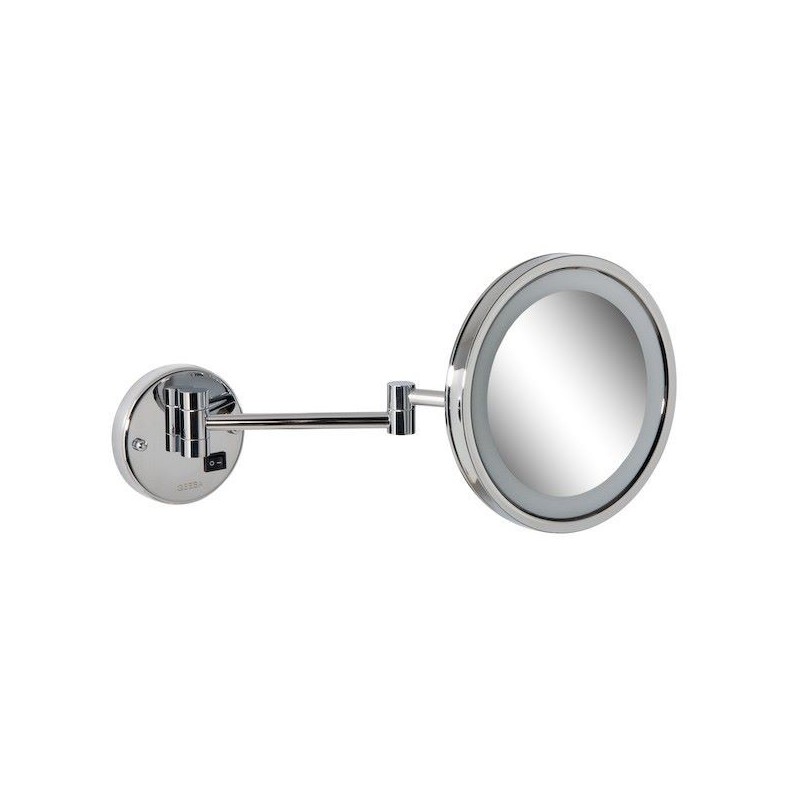 Geesa Miroir à barbe double bras et LED illumination | Banio salle de bain