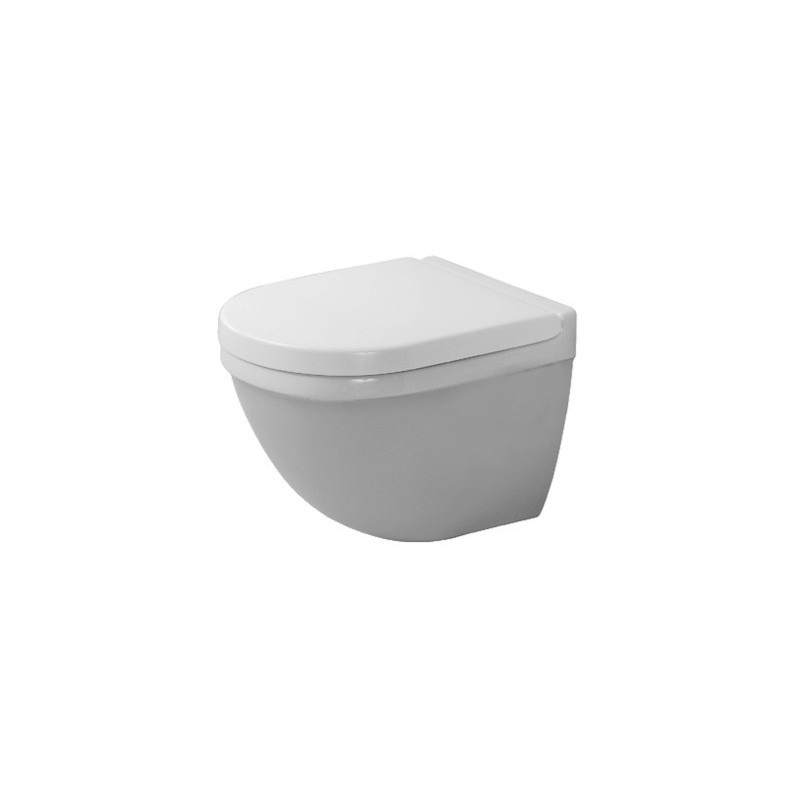 DURAVIT Starck 3 Hang-WC Compact met diepspoel en Durafix - Wit | Banio