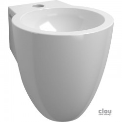 clou Flush 6 fontein met kraangat, plug en bekersifon, wit keramiek-CL/03.03060