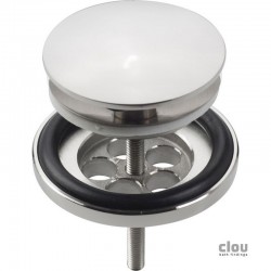 clou Mini Wash Me plug met afdekkap, chroom-CL/06.51022.40