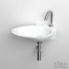 clou First vasque lave-mains avec trou pour robinet et bonde libre, à droite, céramique blanche: CL/03.03100