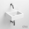 clou Flush 1 lave-mains avec 1 point d'amorçage et bonde libre, aluite: CL/03.13011