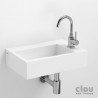 clou Flush 2 Plus lave-mains avec 1 point d'amorçage, sans bonde libre, marble minéral. Il faut commander les petites bo: CL/03.