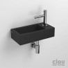 clou Flush 3 lave-mains à droite - Céramique noir mat | Banio salle de bain