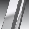 Novellini  Giada G+F porte pivotante avec paroi fixe en alignement 102 droite  102-108 verre trempe transparent  silver: GIADNGF
