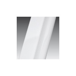 Novellini  Giada 2b paroi fixe cm 66-69 verre trempe transparent  profilé blanc: GIADNF2B66-1A