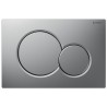 Geberit Sigma01 Plaque de commande avec 2 touches - Chrome mat | Banio