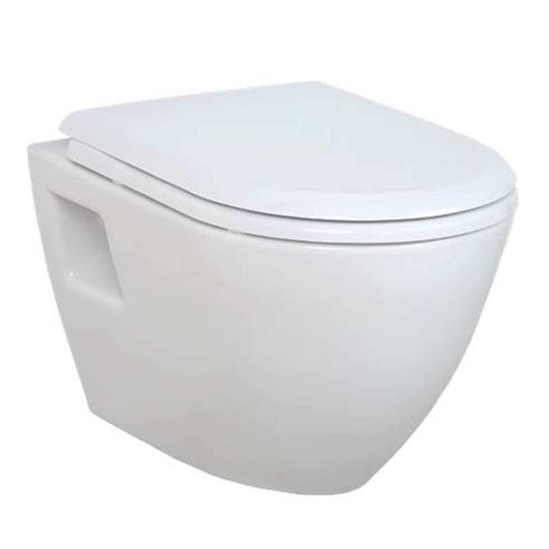 Design ophang wc met wc-zitting softclose wit - Banio badkamer