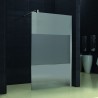 Paroi de douche italienne 100cm et hauteur de 200 cm vitrage de  8 mm  de- Banio salle de bain