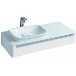Geberit Meuble sous lavabo myDay 1150x200mm, à gauche, blanc mat