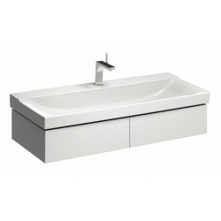 Geberit Meuble sous lavabo Xeno² 1174x220mm/2 tiroirs, blanc