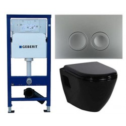 Geberit Pack Duofix Delta met design ophang wc - Banio badkamer