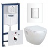 Grohe Pack Rapid SL met Design ophang wc witte toets - Banio badkamer
