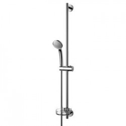 Ideal standard IdealRain Barre de douche 900 mm avec douchette Ø 80 mm avec 1 fonction, 8l/min et avec porte-savon