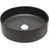 Banio Design Phaedro Vasque à poser noir 40 cm diamètre | Banio