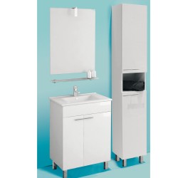 Banio Rubi Set de meuble salle de bain de 60 cm - Blanc | Banio
