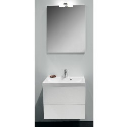 Banio Design-Roxanna set meuble de salle de bain de 60 complet blanc | banio