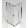 Banio-Belu Accès d'angle avec portes coulissantes 90x90x190cm | Banio