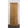 Colonne armoire pour meuble de salle de bain-Flamant Couleur: Chêne clair Hauteur 200 Largeur 76 Profondeur 50