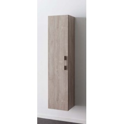 Kolomkast voor Badkamermeubel Banio-Dante Eiken-betonlook - 170x40x34 cm