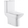 Design Ika Staand toilet vierkant met horizontale uitgang - Wit | Banio