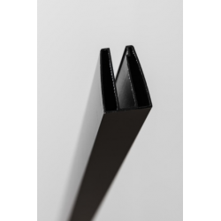 Profil Anaïs 200 cm - Noir mat | Banio salle de bain