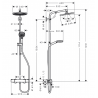 Hansgrohe Crometta S Set de douche 240 1jet avec thermostatique - Chromé | Banio