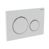 Geberit autoportant Duravit durastyle rimless et durafix pack WC suspendue avec set de fixation - Plaque de commande Blanc