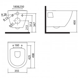 Geberit Pack Duofix Sigma met Design ophang wc zwart - Banio badkamer