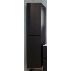Banio meuble de colonne Pural - 180x40x33cm noir mat