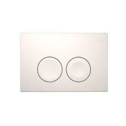 Toiletset Geberit Duofix hangtoilet pack Banio design met soft-close zitting en witte bedieningspaneel