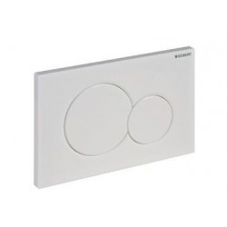 Geberit Duofix pack WC suspendu Banio design avec abattant soft-close et plaque de commande blanche