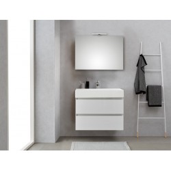 Pelipal meuble de salle de bain avec miroir Bali80 - blanc