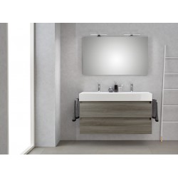 Pelipal badkamermeubel met spiegel Bali120 - grafiet