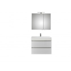 Pelipal meuble de salle de bain avec armoire miroir Bali81 - blanc