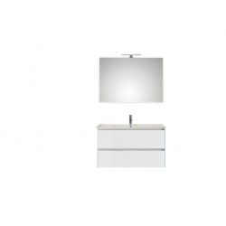 Pelipal meuble de salle de bain avec miroir Calypsos90 - blanc