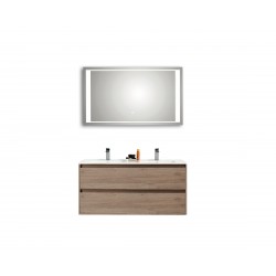 Pelipal badkamermeubel met luxe spiegel Calypsos120 - terra eiken