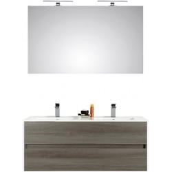 Pelipal badkamermeubel met spiegel Cento120 - grafiet