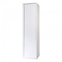 meuble colonne sally 135cm blanc brillant