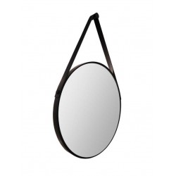 Banio miroir Emily - Ø60cm noir