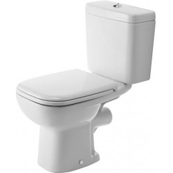 Duravit D-Code pack WC sur pied design complet sortie horizontale - blanc