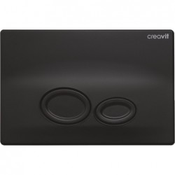 Creavit Drop wc Panneau de contrôle  mat- noir: GP2002.01