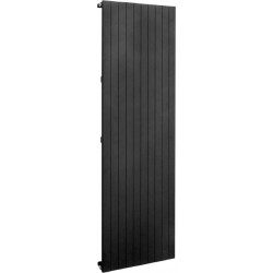 Design radiator Duka enkel zwart mat 180x60cm 1803watt