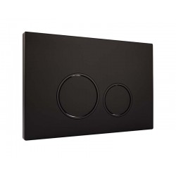 Geberit Duofix systemfix up320 Pack WC avec cuvette suspendu rimless design noir mat et touche noir mat