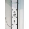 Design Anke Cabine de douche droite 90x120 cm porte coulissante - Noir | Banio