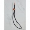 Banio Copper Pro thermostatique encastré avec bras mural et douche de tête 20cm cuivre brossé noir