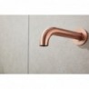 Robinet de lavabo à encastrer Banio Copper entièrement en cuivre brossé
