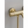 Banio Brass thermostatische opbouw badkraan geborsteld messing / mat goud