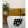 Mitigeur bain thermostatique noir mat Banio Nero avec douchette